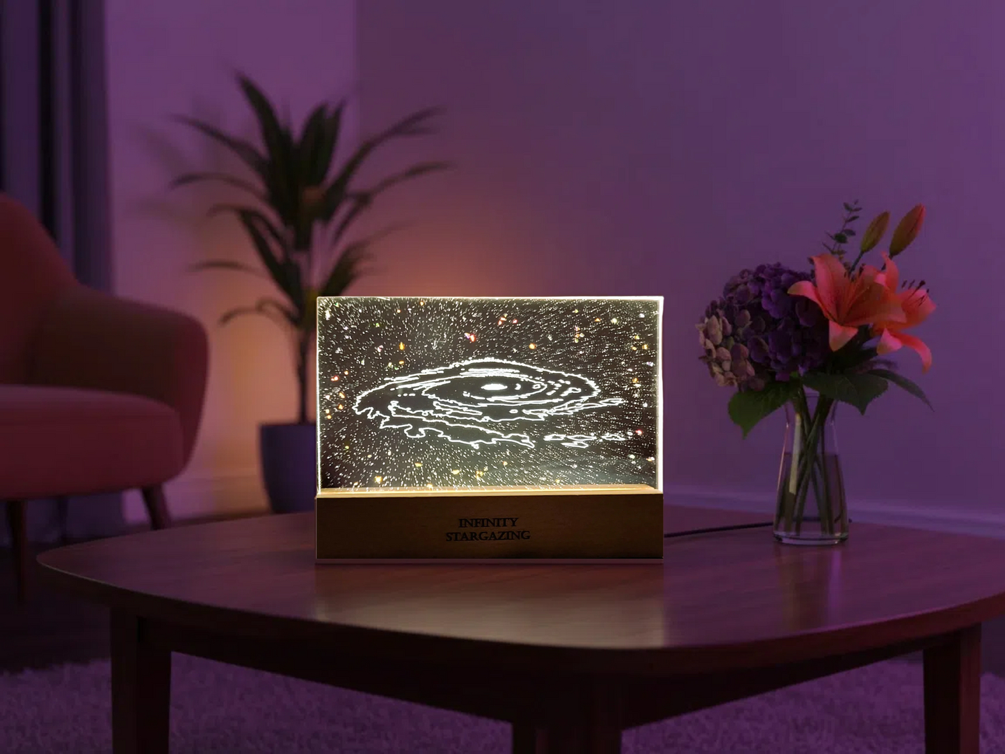 3D Galaxy Nightlight