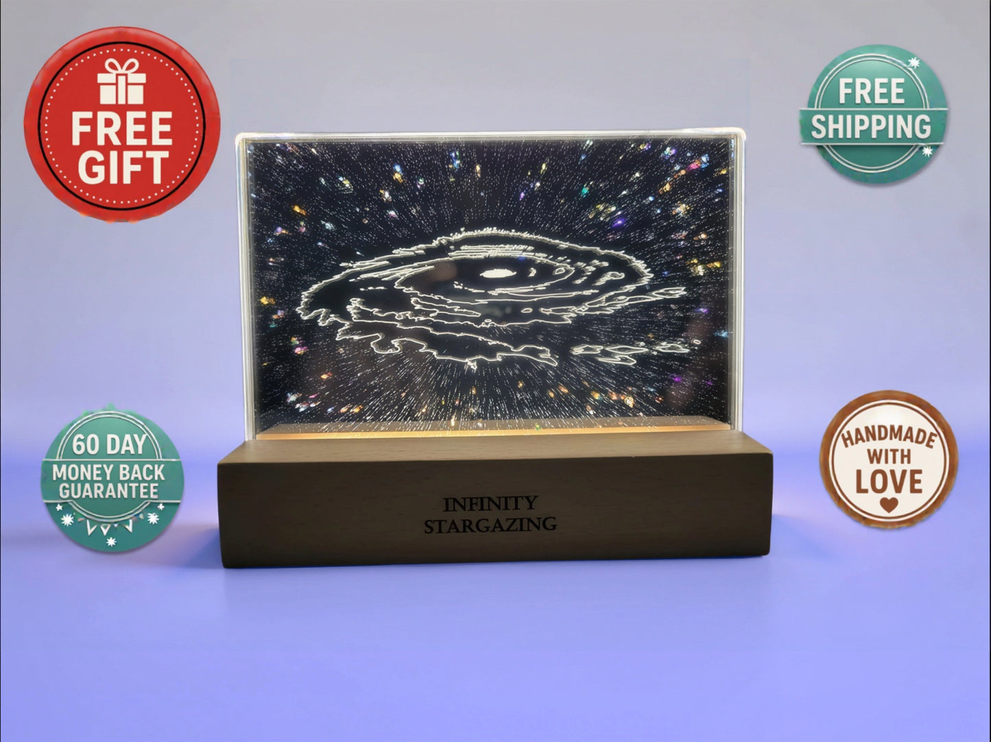 3D Galaxy Nightlight