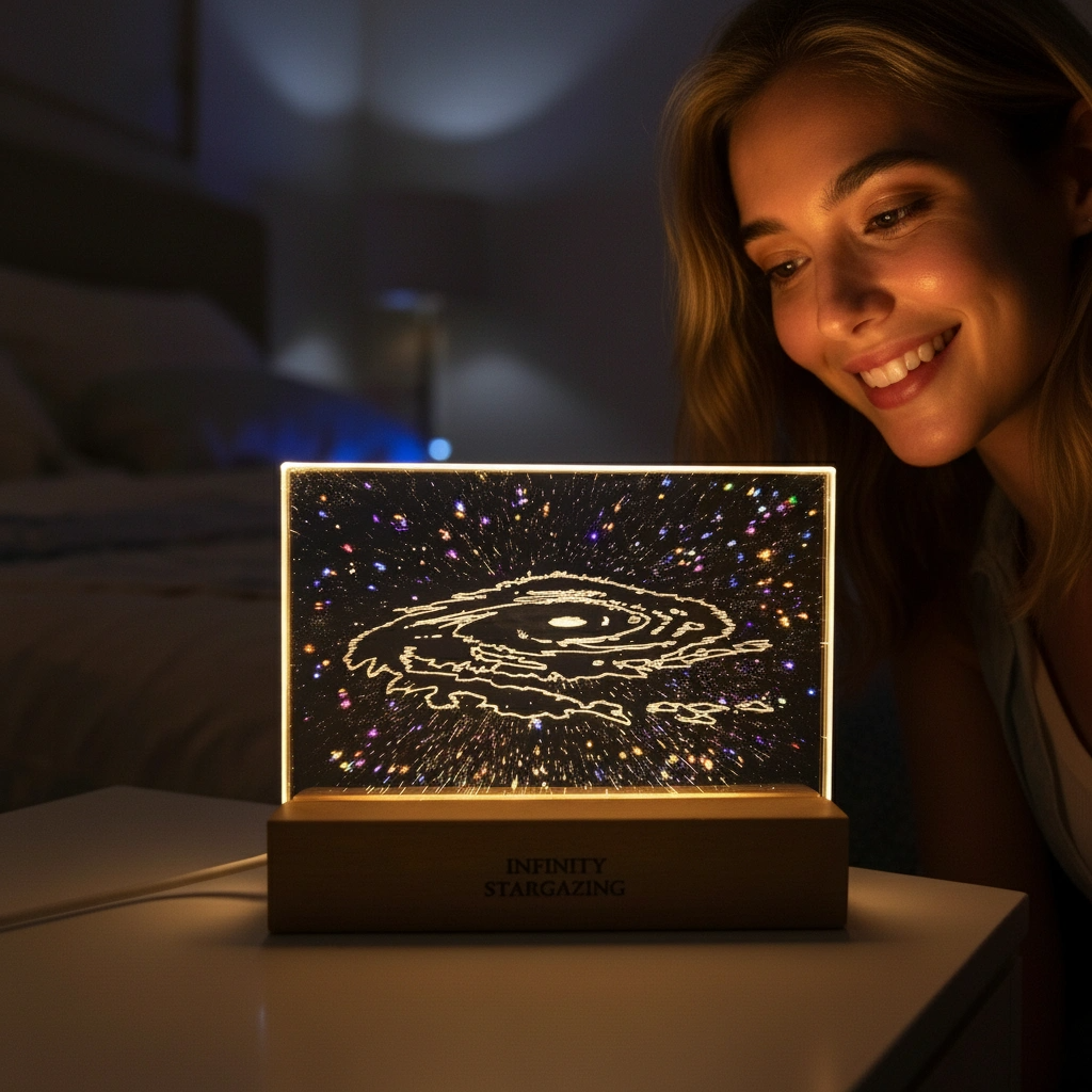 3D Galaxy Nightlight