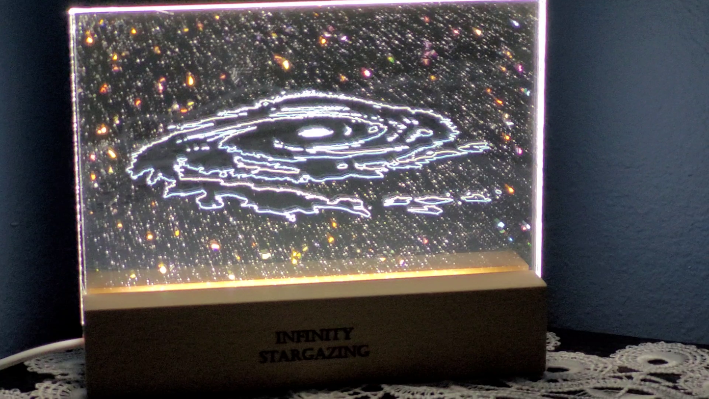 3D Galaxy Nightlight